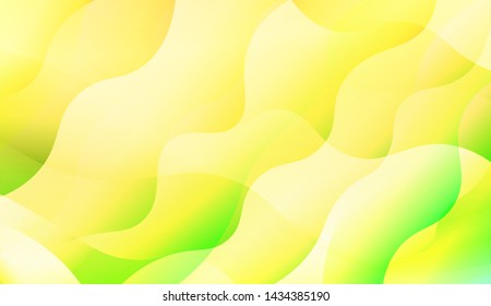 Template Background With Wave Wave Shape. For Design, Presentation, Business. Vector Illustration.