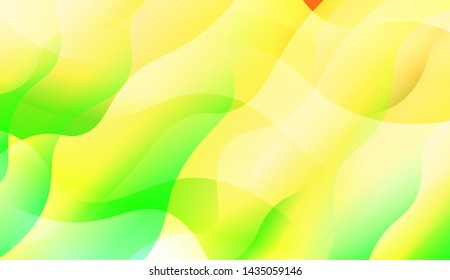Template Background With Wave Wave Shape. For Design, Presentation, Business. Vector Illustration.