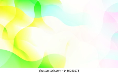 Template Background With Wave Wave Shape. For Design, Presentation, Business. Vector Illustration.