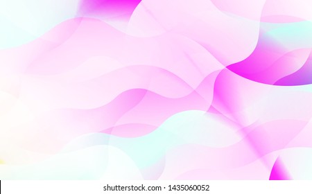 Template Background With Wave Wave Shape. For Design, Presentation, Business. Vector Illustration.