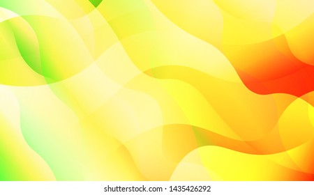 Template Background With Wave Wave Shape. For Design, Presentation, Business. Vector Illustration.
