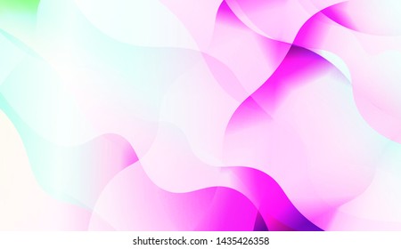 Template Background With Wave Wave Shape. For Design, Presentation, Business. Vector Illustration.