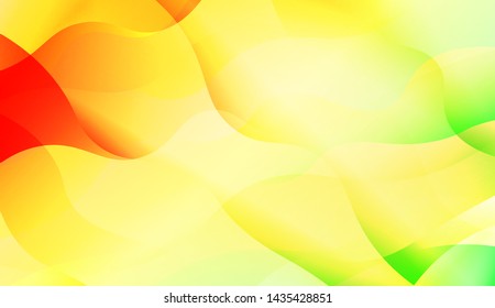 Template Background With Wave Wave Shape. For Design, Presentation, Business. Vector Illustration.