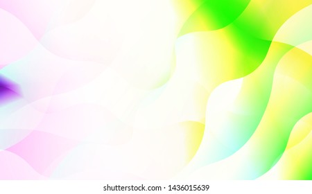 Template Background With Wave Wave Shape. For Design, Presentation, Business. Vector Illustration.