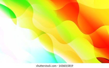 Template Background With Wave Wave Shape. For Design, Presentation, Business. Vector Illustration.