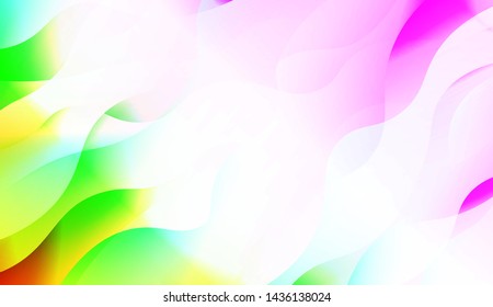 Template Background With Wave Wave Shape. For Design, Presentation, Business. Vector Illustration.