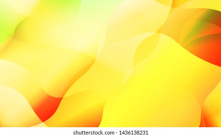 Template Background With Wave Wave Shape. For Design, Presentation, Business. Vector Illustration.
