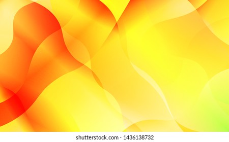 Template Background With Wave Wave Shape. For Design, Presentation, Business. Vector Illustration.