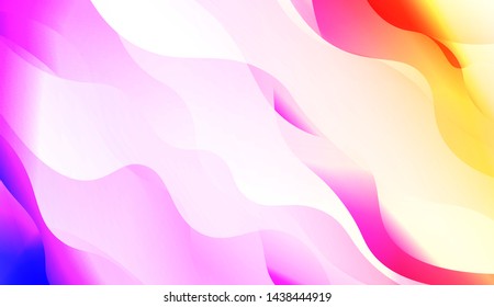 Template Background With Wave Wave Shape. For Design, Presentation, Business. Vector Illustration.