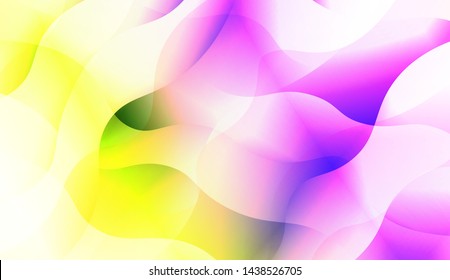 Template Background With Wave Wave Shape. For Design, Presentation, Business. Vector Illustration.