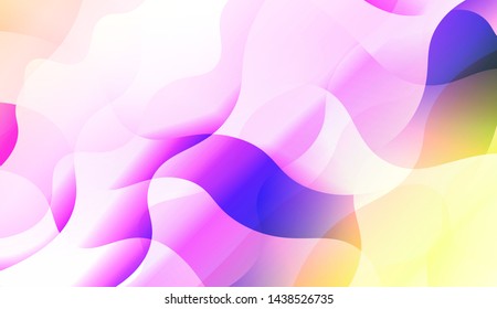 Template Background With Wave Wave Shape. For Design, Presentation, Business. Vector Illustration.