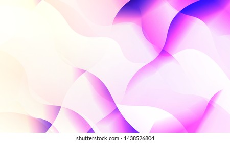 Template Background With Wave Wave Shape. For Design, Presentation, Business. Vector Illustration.