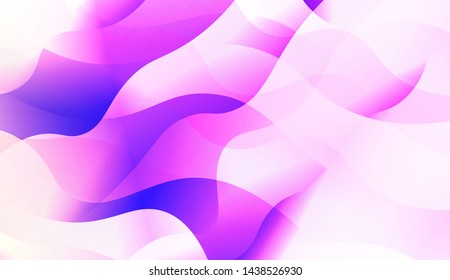 Template Background With Wave Wave Shape. For Design, Presentation, Business. Vector Illustration.