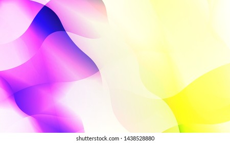 Template Background With Wave Wave Shape. For Design, Presentation, Business. Vector Illustration.