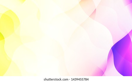 Template Background With Wave Wave Shape. For Design, Presentation, Business. Vector Illustration.