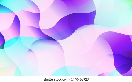 Template Background With Wave Wave Shape. For Design, Presentation, Business. Vector Illustration.