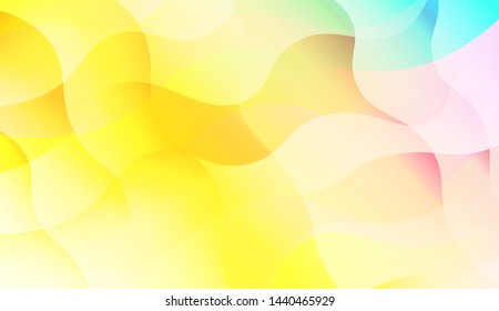 Template Background With Wave Wave Shape. For Design, Presentation, Business. Vector Illustration.