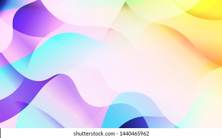 Template Background With Wave Wave Shape. For Design, Presentation, Business. Vector Illustration.
