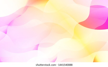 Template Background With Wave Wave Shape. For Design, Presentation, Business. Vector Illustration.