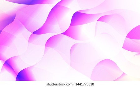 Template Background With Wave Wave Shape. For Design, Presentation, Business. Vector Illustration.