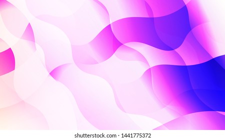 Template Background With Wave Wave Shape. For Design, Presentation, Business. Vector Illustration.