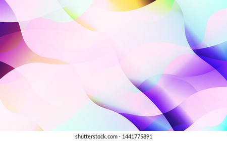 Template Background With Wave Wave Shape. For Design, Presentation, Business. Vector Illustration.