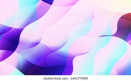 Template Background With Wave Wave Shape. For Design, Presentation, Business. Vector Illustration.