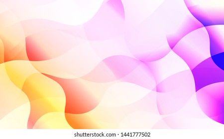 Template Background With Wave Wave Shape. For Design, Presentation, Business. Vector Illustration.