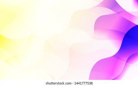 Template Background With Wave Wave Shape. For Design, Presentation, Business. Vector Illustration.