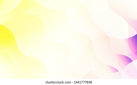 Template Background With Wave Wave Shape. For Design, Presentation, Business. Vector Illustration.