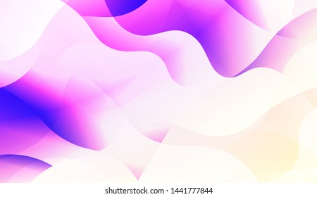 Template Background With Wave Wave Shape. For Design, Presentation, Business. Vector Illustration.