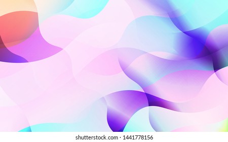 Template Background With Wave Wave Shape. For Design, Presentation, Business. Vector Illustration.