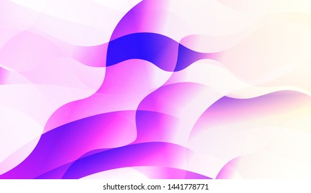 Template Background With Wave Wave Shape. For Design, Presentation, Business. Vector Illustration.