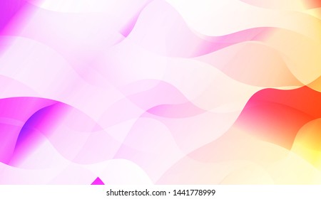 Template Background With Wave Wave Shape. For Design, Presentation, Business. Vector Illustration.