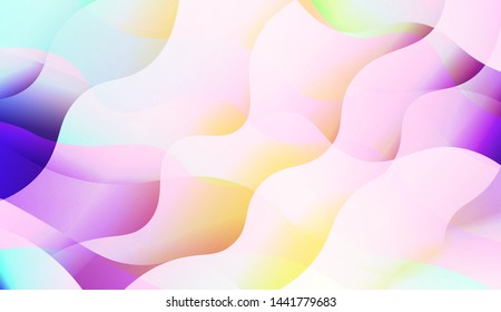 Template Background With Wave Wave Shape. For Design, Presentation, Business. Vector Illustration.