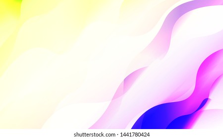Template Background With Wave Wave Shape. For Design, Presentation, Business. Vector Illustration.