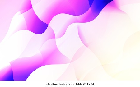 Template Background With Wave Wave Shape. For Design, Presentation, Business. Vector Illustration.