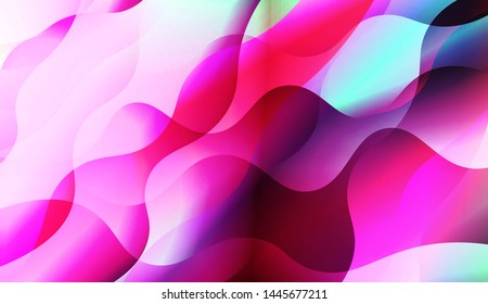 Template Background With Wave Wave Shape. For Design, Presentation, Business. Vector Illustration.