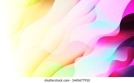 Template Background With Wave Wave Shape. For Design, Presentation, Business. Vector Illustration.
