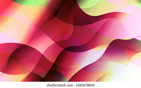 Template Background With Wave Wave Shape. For Design, Presentation, Business. Vector Illustration.