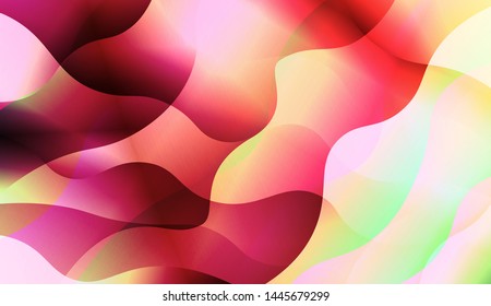 Template Background With Wave Wave Shape. For Design, Presentation, Business. Vector Illustration.