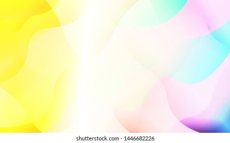 Template Background With Wave Wave Shape. For Design, Presentation, Business. Vector Illustration.