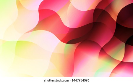 Template Background With Wave Wave Shape. For Design, Presentation, Business. Vector Illustration.