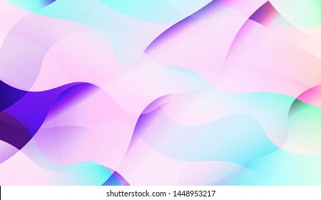 Template Background With Wave Wave Shape. For Design, Presentation, Business. Vector Illustration.