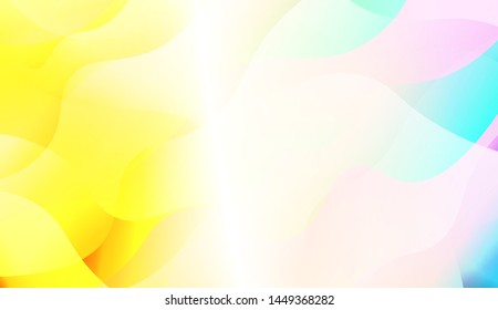 Template Background With Wave Wave Shape. For Design, Presentation, Business. Vector Illustration.