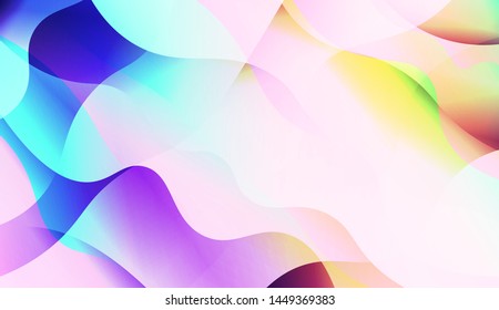 Template Background With Wave Wave Shape. For Design, Presentation, Business. Vector Illustration.