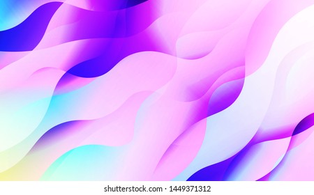 Template Background With Wave Wave Shape. For Design, Presentation, Business. Vector Illustration.