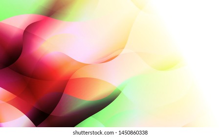 Template Background With Wave Wave Shape. For Design, Presentation, Business. Vector Illustration.
