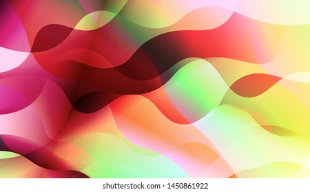 Template Background With Wave Wave Shape. For Design, Presentation, Business. Vector Illustration.