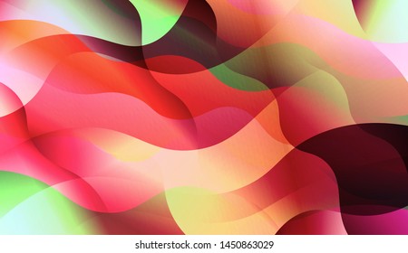 Template Background With Wave Wave Shape. For Design, Presentation, Business. Vector Illustration.